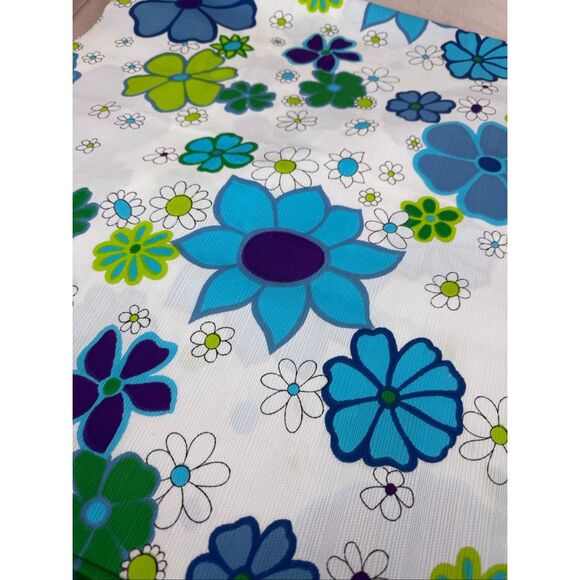 Vintage VHY Hawaiian Textiles Fabric Groovy Flower Power 1970s 44x90” - Picture 3 of 7